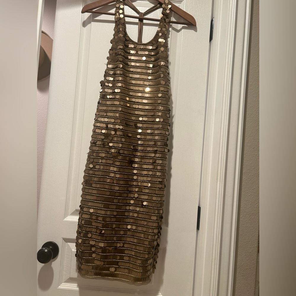 BCBG Bronze Iman Dress